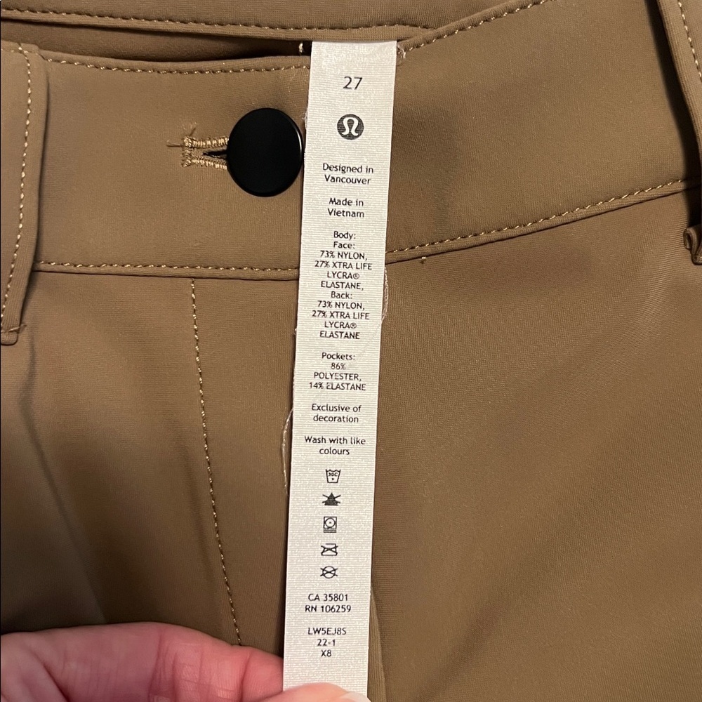 Lululemon City Sleek Slim Fit HR 5 Pocket Pant - Picture 6 of 6